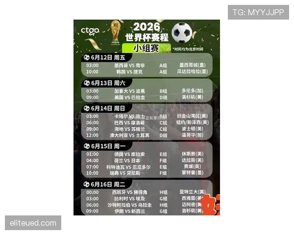 2026世界杯揭幕战安排规则有哪些 2026世界杯揭幕战安排规则有哪些